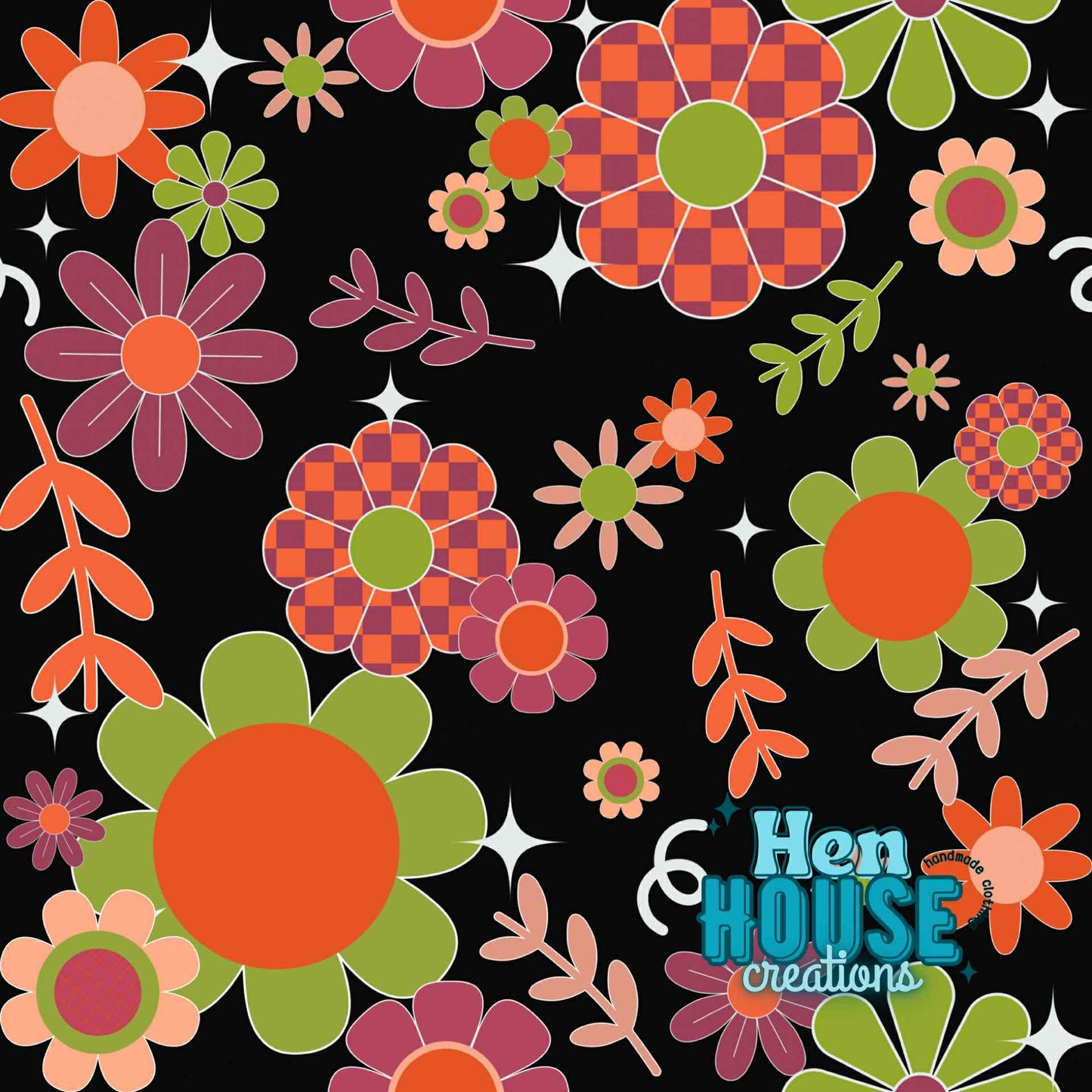 LITTLE KID Retro Disco Flowers
