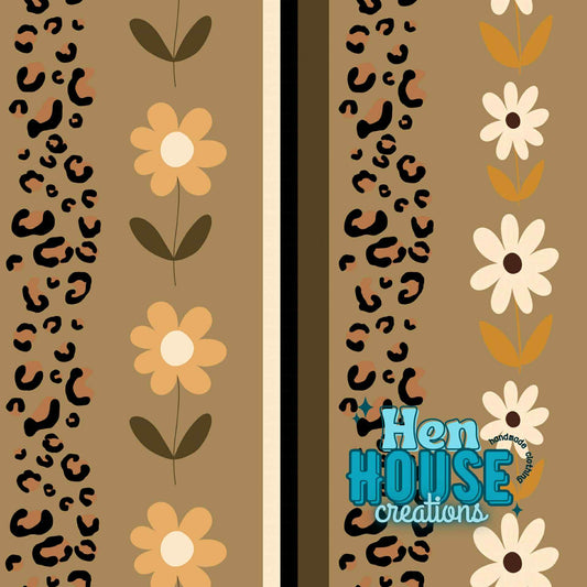 BIG KID Boho Wild Floral Stripes