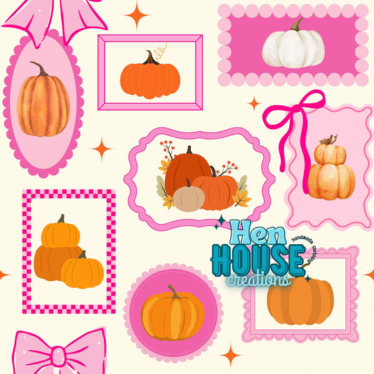 BIG KID Pumpkin Portrait Party