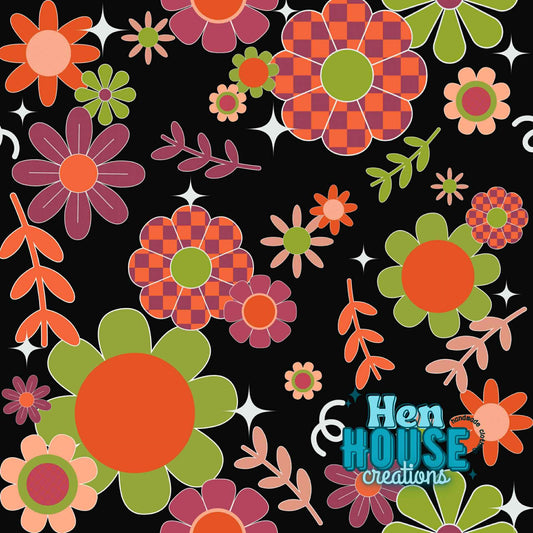 LITTLE KID Retro Disco Flowers